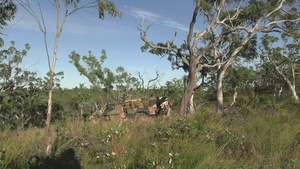 B-Roll: Wallaby Walk 26: U.S. Marines, ADF soldiers practice searching for IEDs