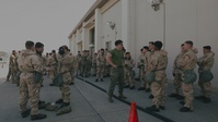 MALS-12 Marines work in MOPP gear