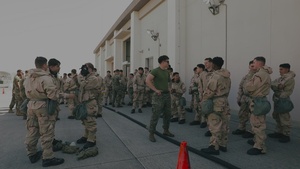 MALS-12 Marines work in MOPP gear