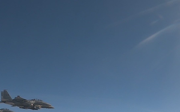 48 FW debuts heritage jet on initial flight across the UK