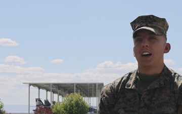 U.S. Marines discuss Exercise Garnet Rattler