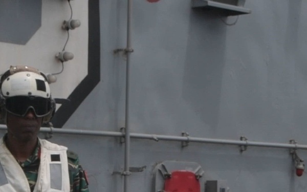 Guyana Government and Military Leaders Visit Nimitz