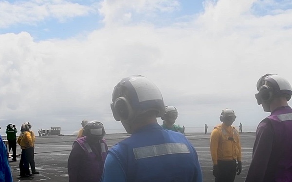 Guyana Government and Military Leaders Visit Nimitz