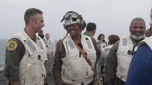 Trinidad and Tobago Government and Military Leaders Visit Nimitz