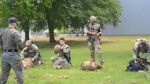 569th USFPS cadre evaluate Airmen for the Emergency Service Team at Kapaun Air Station B-Roll Package