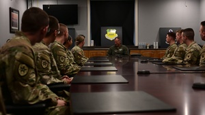 Texas A&M cadets visit the 2nd Bomb Wing