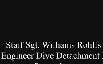 U.S. Army and ACP Divers Conduct Combined Underwater Training - Staff Sgt. Williams Rohlfs Interview