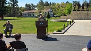 U.S. Army Garrison-Fort McCoy commander provides remarks during 2026 Fort McCoy Armed Forces Day Open House ceremony