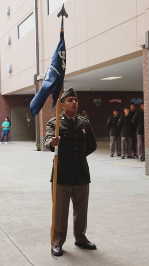 Bravo Company, 2nd Battalion, 54th Infantry Regiment, 198th Infantry Brigade Turning Blue Ceremony Reel