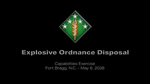 20th CBRNE Command's EOD capabilities excercise
