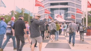 U.S. Marines participate in Memorial Day ceremony at the 2026 Coca-Cola 600