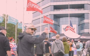 U.S. Marines participate in Memorial Day ceremony at the 2026 Coca-Cola 600