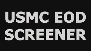 MCAS Beaufort EOD Screener