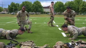 569th USFPS cadre evaluate Airmen for the Emergency Service Team at Kapaun Air Station