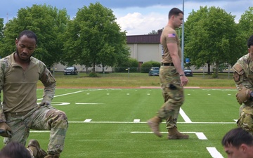 569th USFPS cadre evaluate Airmen for the Emergency Service Team at Kapaun Air Station