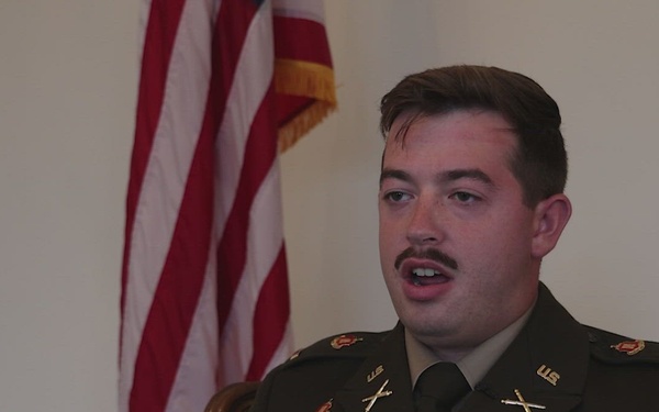 Interview: U.S. Army 2nd Lt. Hayden Hutchison discusses Anzio Memorial Ceremony