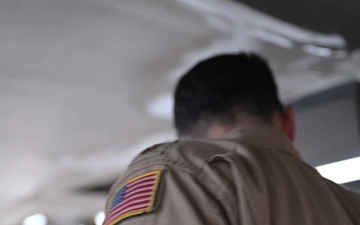 KC-135 Stratotanker conducts aerial refueling operations in CENTCOM