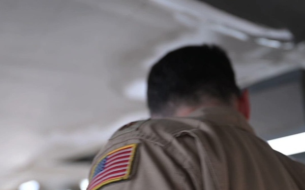 KC-135 Stratotanker conducts aerial refueling operations in CENTCOM