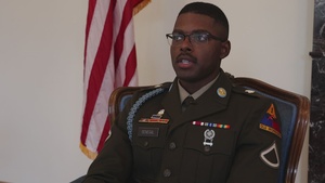Interview: U.S. Army Pfc. Reginald Senegal discusses Anzio Memorial Ceremony