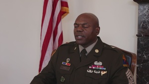 Interview: U.S. Army Command Sgt. Maj. Carvet C. Tate discusses Anzio Memorial Ceremony