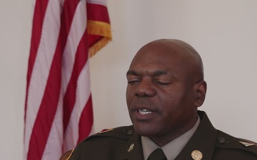 Interview: U.S. Army Command Sgt. Maj. Carvet C. Tate discusses Anzio Memorial Ceremony