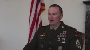 Interview: U.S. Army Sgt. Maj. Matthew W. Gorman discusses Anzio Memorial Ceremony