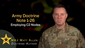 ADN 1-26 Evolving the Command Post to Employ C2 Nodes