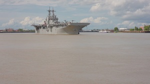 Sail 250 New Orleans: USS Kearsarge docks