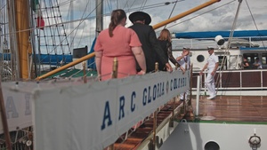 Sail 250 New Orleans: Colombian Navy Sailors host reception event