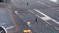 Sailors Conduct Maintenance and Transport Equipment