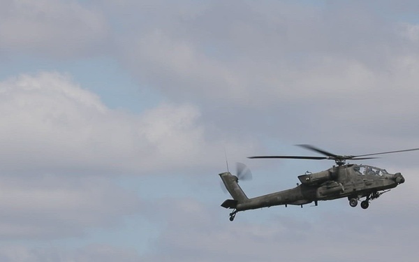 12th CAB conducts live fire tables with Polish and British Armed Forces.