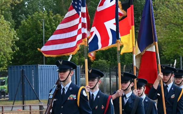 Fourth annual flag football game brings allied forces together at RAF Lakenheath