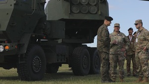 B-Roll of V Corps hosting 4th Polish Apache Initiative and 8th European HIMAR Initiative.