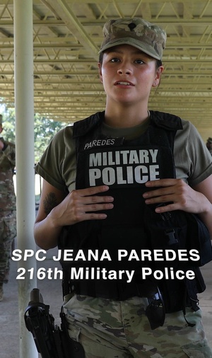 216th Military Police Company, 87th Troop Command LEWTAQ competition.