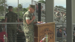 B-Roll: 1st MARDIV holds change of command ceremony