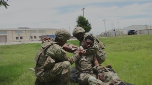 1-44 ADA Soldiers conducts Tactical Combat Casualty Care training