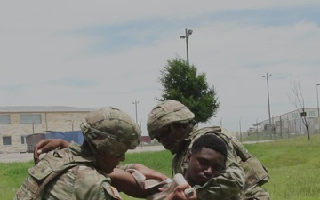 1-44 ADA Soldiers conducts Tactical Combat Casualty Care training