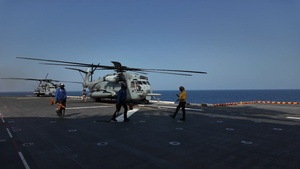 USS Tripoli Flight Operations