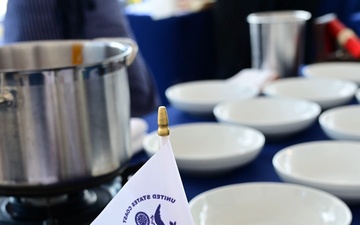 U.S. Coast Guard culinary specialist partners with local New Orleans chef in Sail 250 seafood cookoff