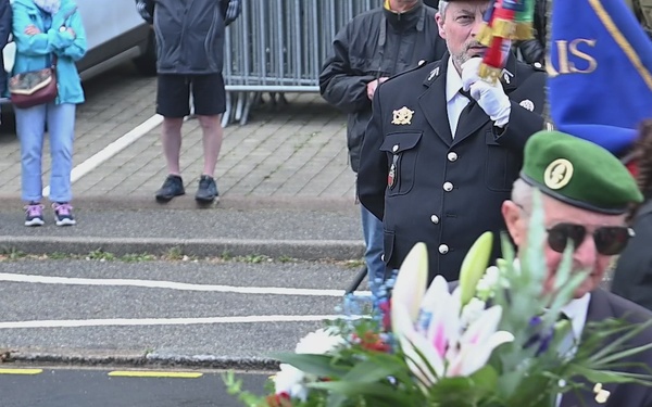 B-Roll: D-Day 82nd - Borne Zéro Monument Ceremony
