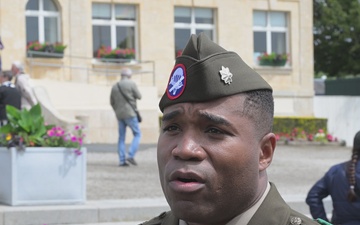 Interview: Lt. Col. Earl Wilson - D-Day 82nd - Borne Zéro Monument Ceremony