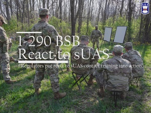 157 IN BDE FTX, 1-290 BSB sUAS trng