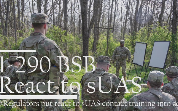 157 IN BDE FTX, 1-290 BSB sUAS trng