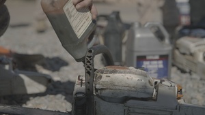 Clearing the Way: JTF-SB Marines conduct vegetation clearance
