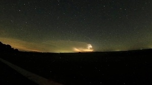 Light Strom over Potato Hill