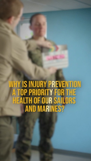 Why is injury prevention a top priority for the health of our Sailors and Marines?