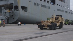 Turbo Distribution 26-4: MV Roy Benavidez: Equipment download at Port of Gulfport, Mississippi
