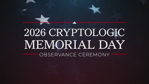 2026 NSA Cryptologic Memorial Day Observance Ceremony Highlight