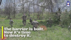 157 IN BDE FTX, 1-345 BEB Demolition Class