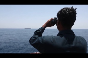 USS Rafael Peralta Enforces Blockade